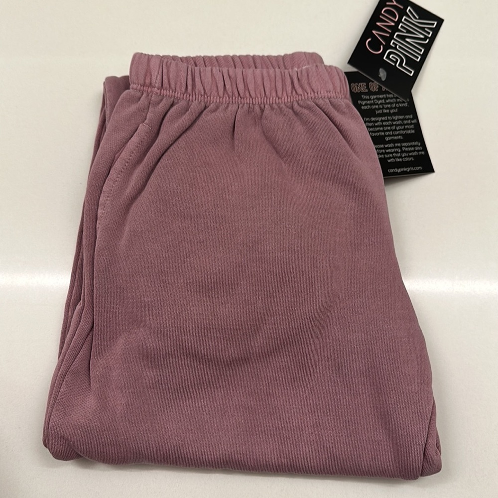 Brand New Candy Pink Sweats for girls - Has pockets
